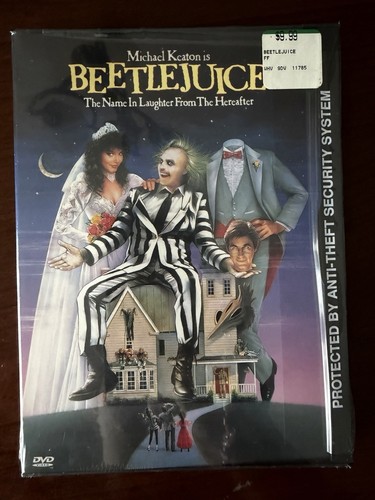 Sealed dvd beetlejuice 1988 - sealed,